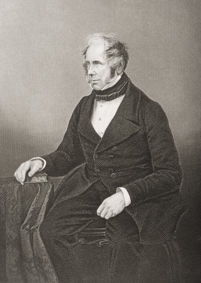 Henry John Temple (1784-1865) 3° Visconte Palmerston, inciso da D.J. Pound da una fotografia, da 